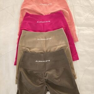 Alphalete Amplify 4.5" Shorts BUNDLE of 4
